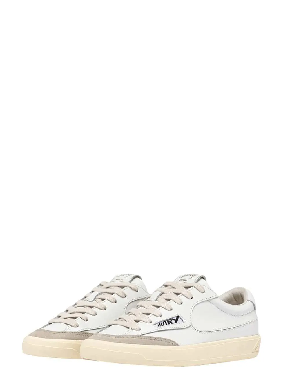 Windscape Low White Leather Sneakers sold by Wanan Luxury product image thumbnail 2