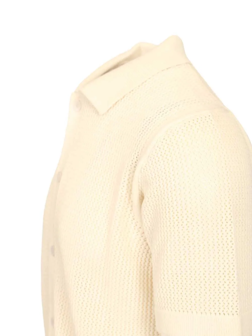 Short-Sleeved Cardigan Knitwear White sold by Wanan Luxury product image thumbnail 3