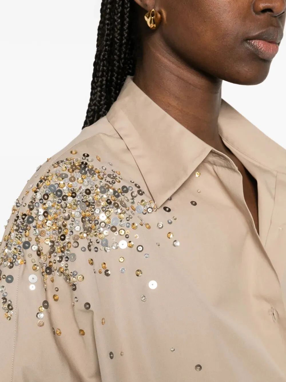 Casia Sequined Shirt sold by Wanan Luxury product image thumbnail 5