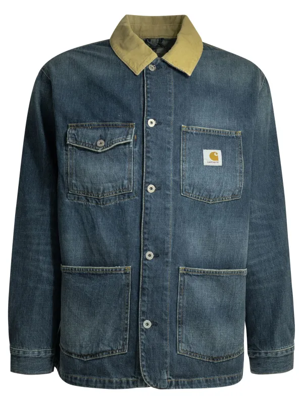 Warren Chore Jackets And Coats Blue made by Carhartt WIP