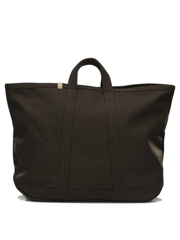 Canvas Rime Tote L Handbags Brown made by Visvim