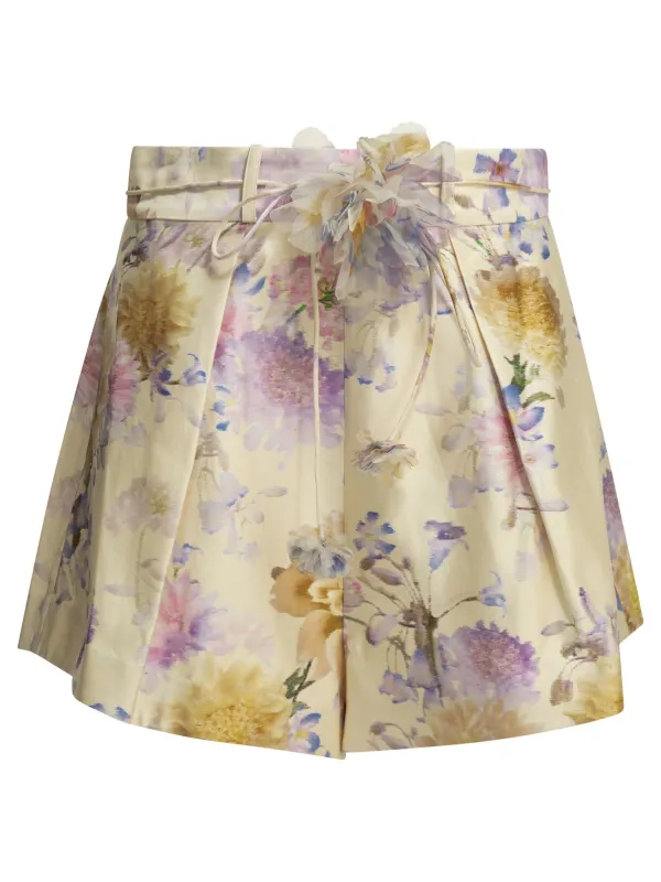 Luna Shorts White made by Zimmermann