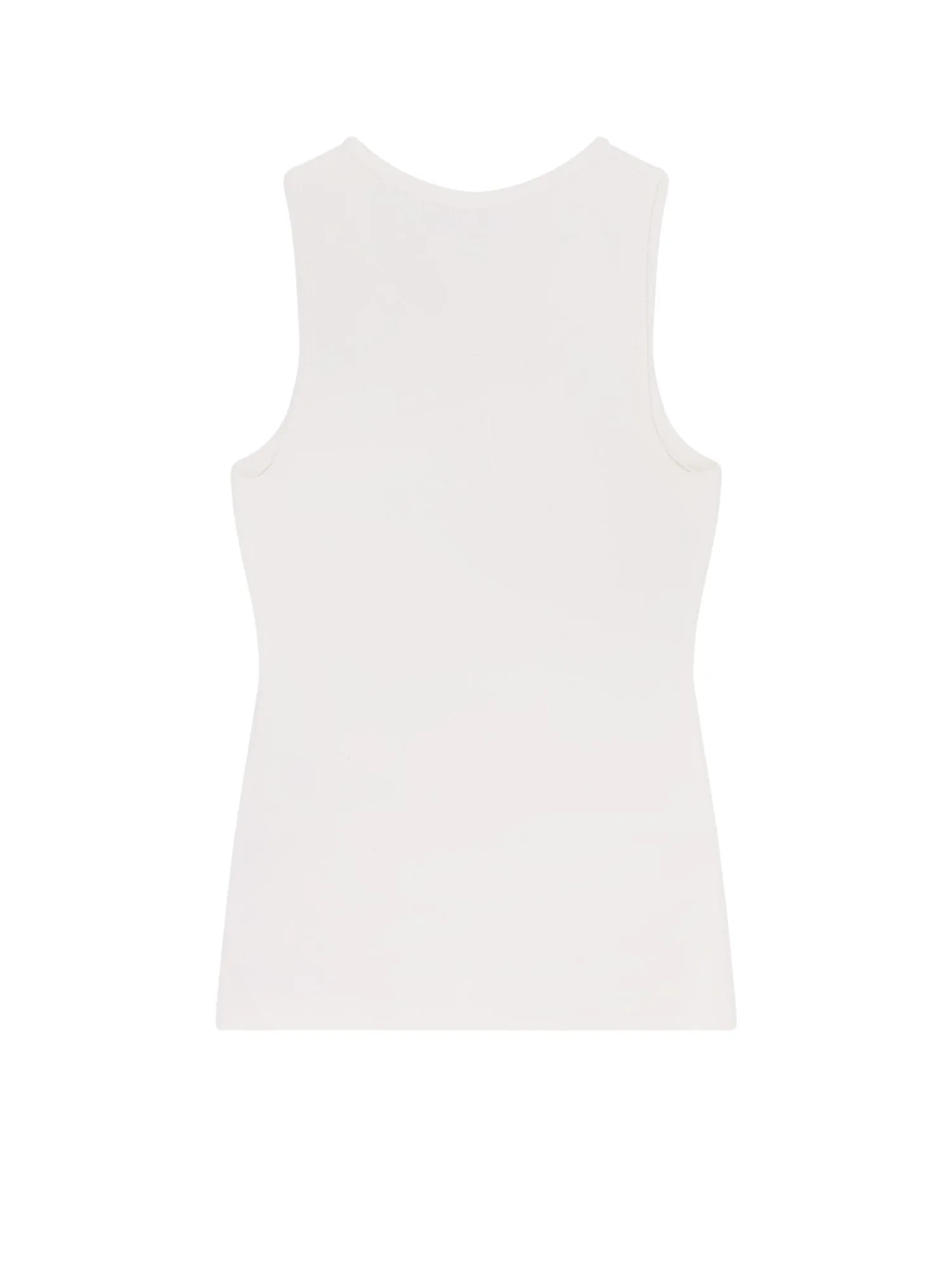 Ribbed Viscose Blend Tank Top sold by Wanan Luxury product image thumbnail 2