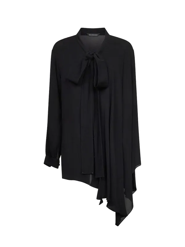 Silk Shirt With Bow made by Balenciaga
