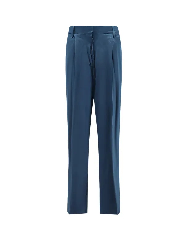 Portias Satin Trousers made by Dries Van Noten