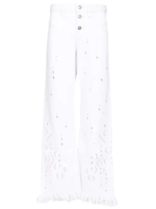 Amia Trousers White made by Isabel Marant