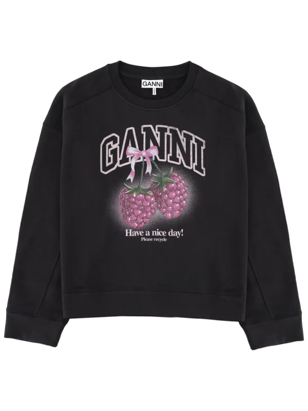 Felpa Con Grafica made by Ganni