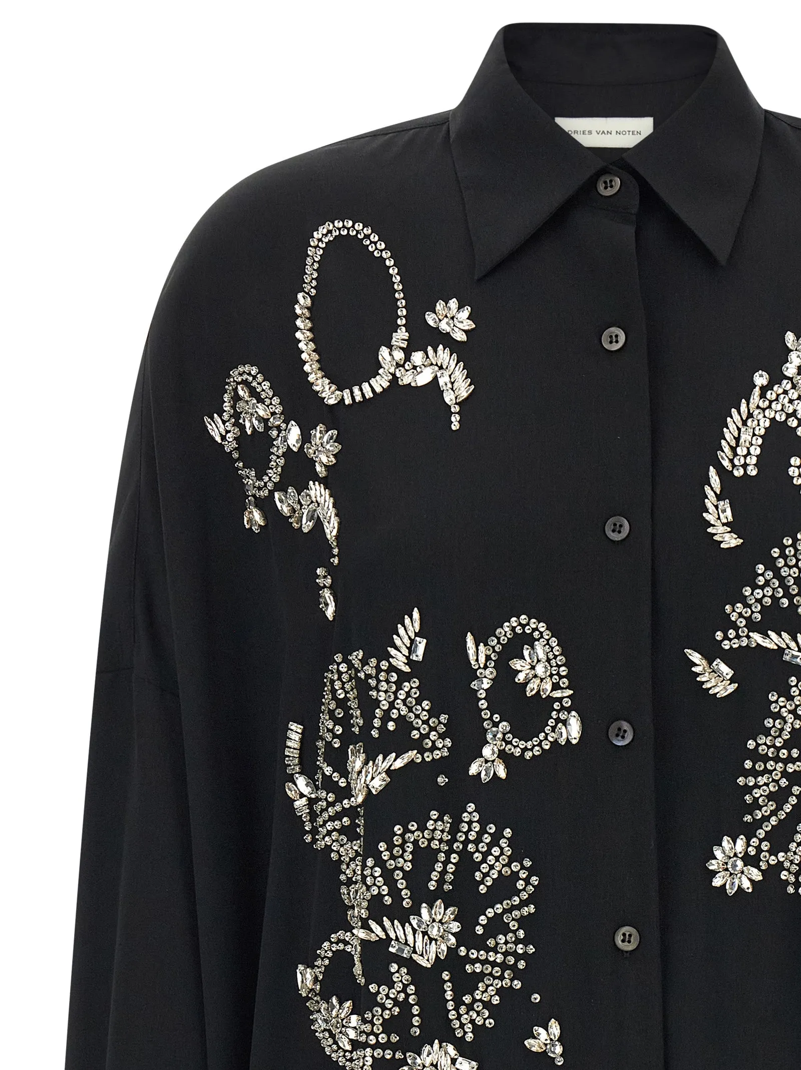 Casia Shirt And Blouse Black sold by Wanan Luxury product image thumbnail 3