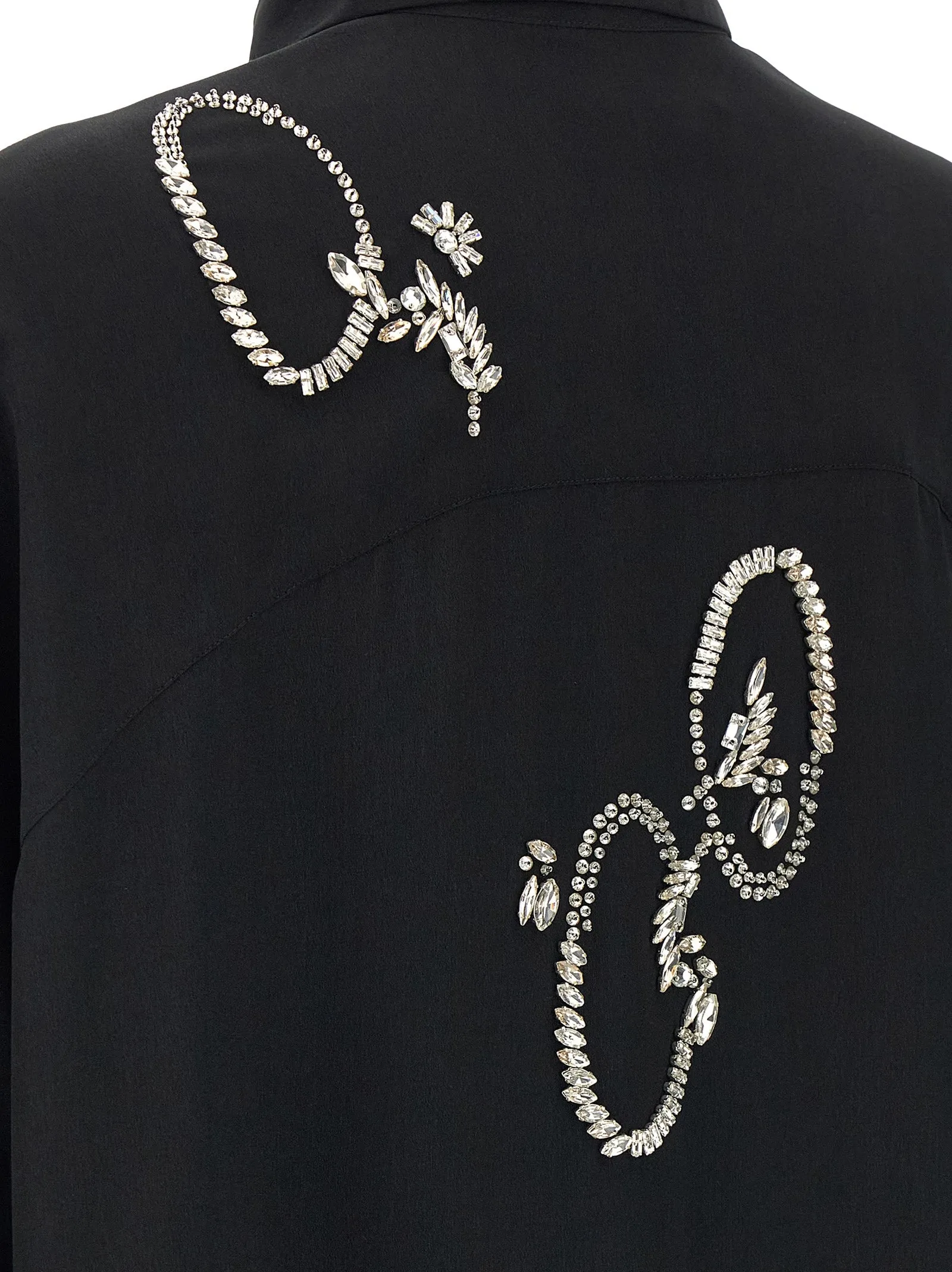 Casia Shirt And Blouse Black sold by Wanan Luxury product image thumbnail 5