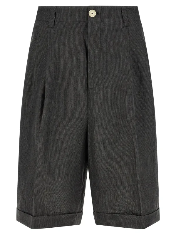 Le Short Pastro Bermuda And Short Gray made by Jacquemus