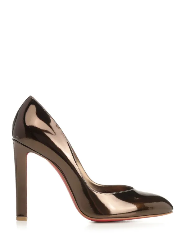 Fannylove 100 DéColleté Pumps Brown made by Christian Louboutin