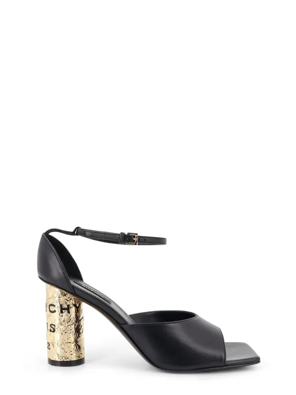Leather Sandals With Tape Heel made by Givenchy