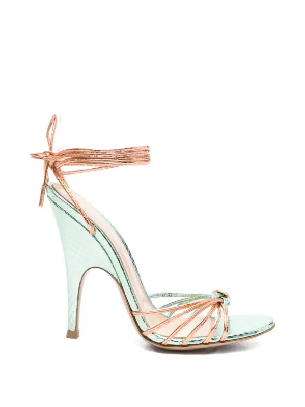 Ricaye Round-Toe Sandals made by Gianvito Rossi