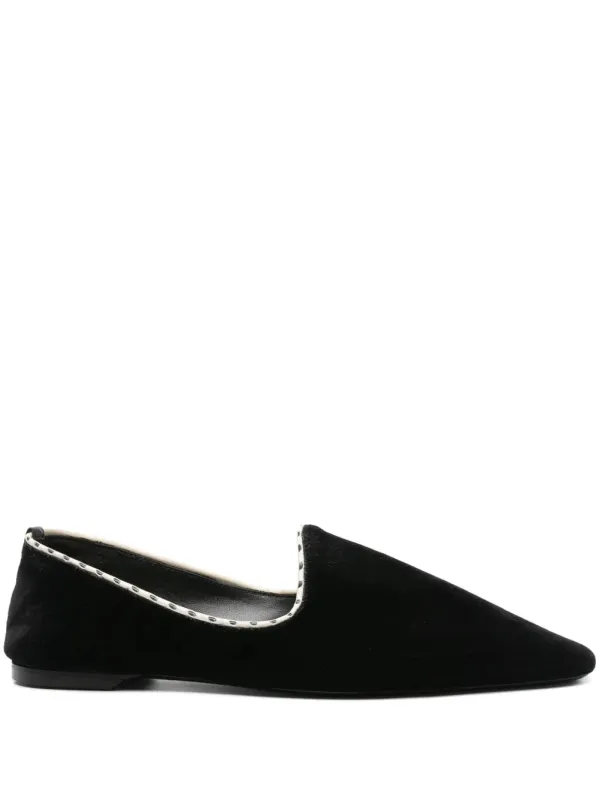 Velvet Ballerinas made by Toteme