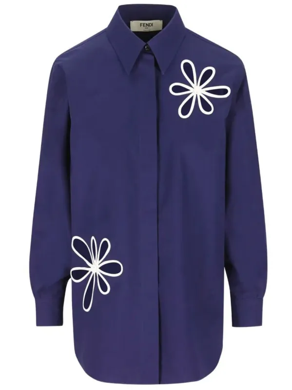 Popeline Shirt made by Fendi