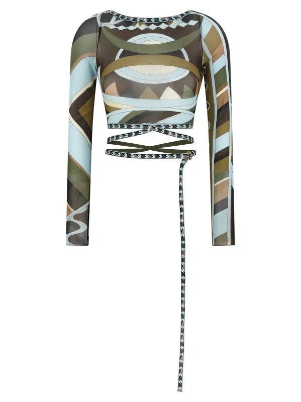 Vivara Tops Green made by Emilio Pucci