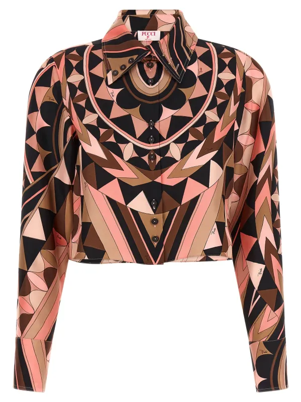 Manuba Shirt And Blouse Pink made by Emilio Pucci