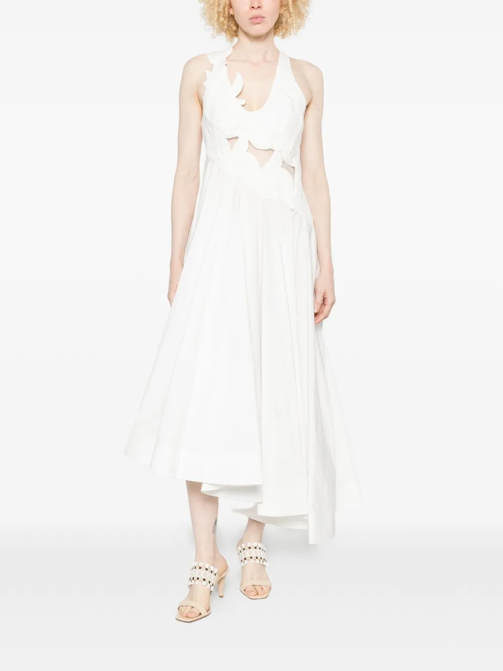 Luna Cotton Midi Dress sold by Wanan Luxury product image thumbnail 4