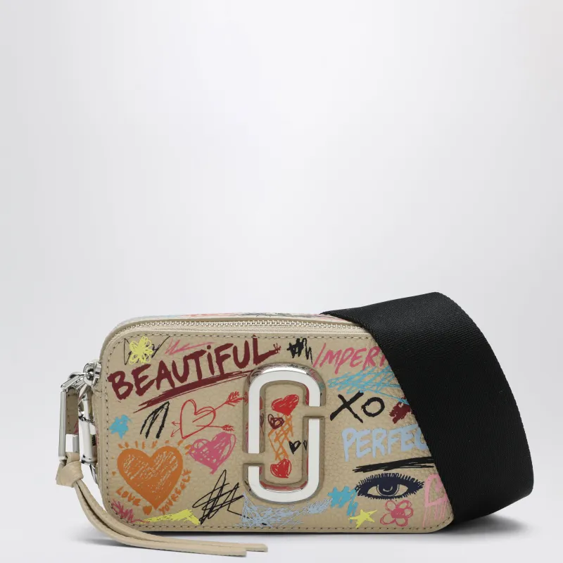 Snapshot Punk Scribble Shoulder Bag In Leather made by Marc Jacobs