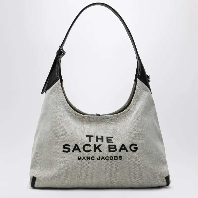 Sack Bag Bucket Bag In Canvas And Leather Ivory/Black made by Marc Jacobs