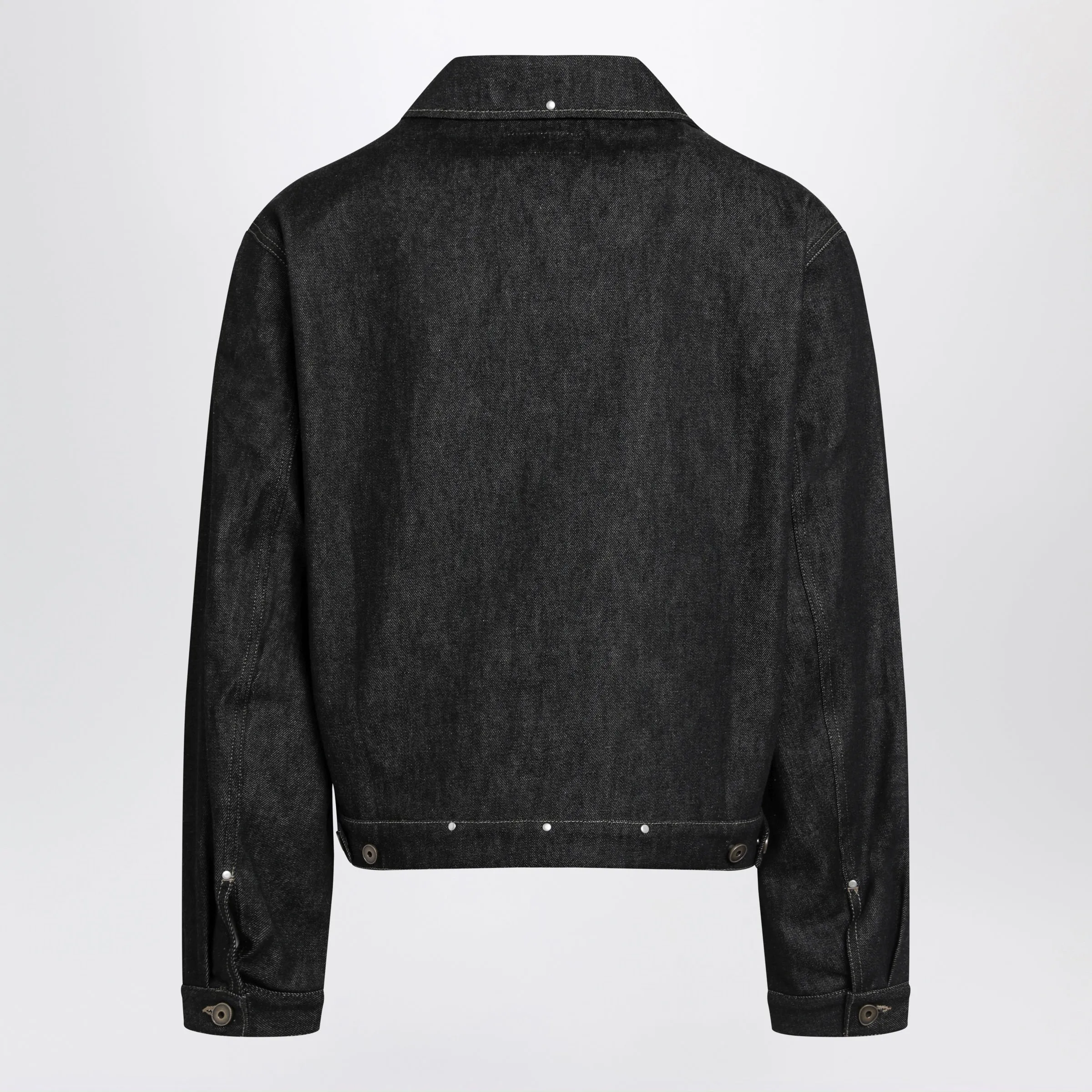 Trucker Denim Jacket With Contrast Stitching sold by Wanan Luxury product image thumbnail 2