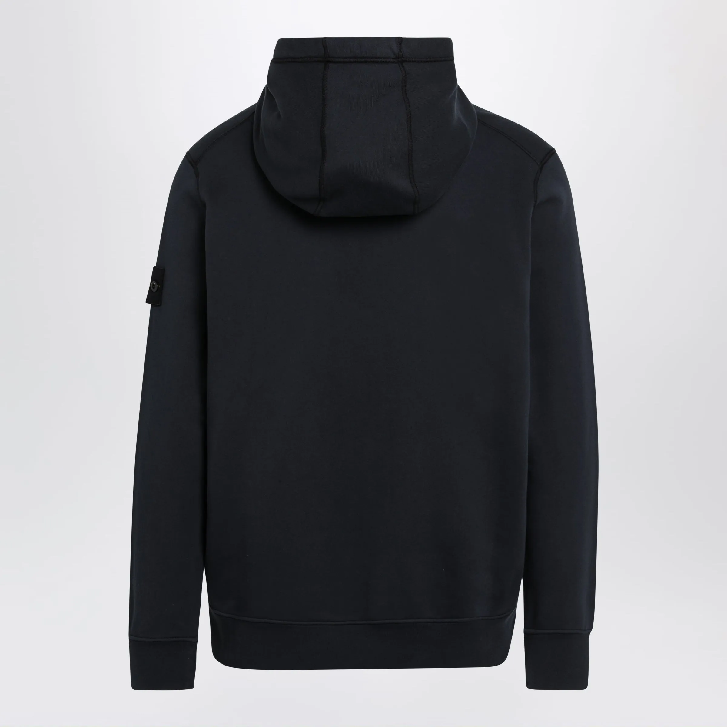 Regular-Fit Hooded Zip Hoodie In Organic Cotton, Blue sold by Wanan Luxury product image thumbnail 2