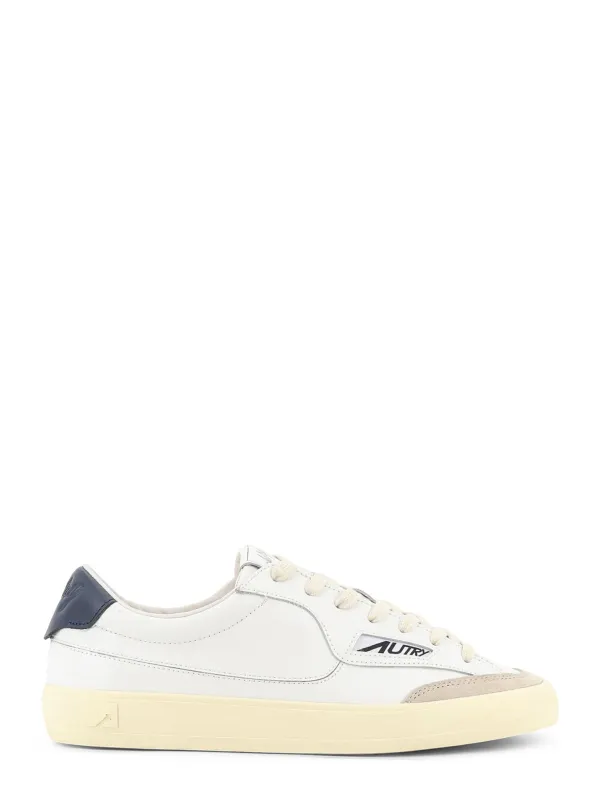 Windscape Leather Sneakers With Suede Insert made by Autry