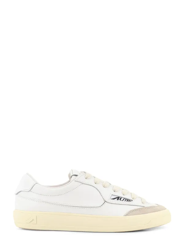 Windscape Leather Sneakers With Suede Insert made by Autry