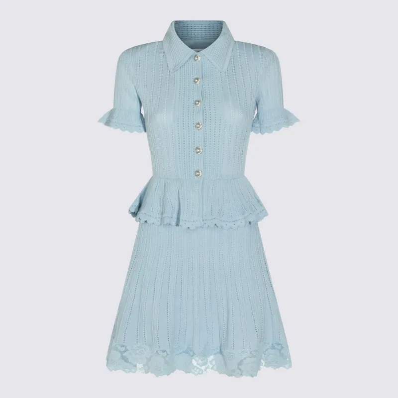 Dresses Blue And Green made by Self-Portrait