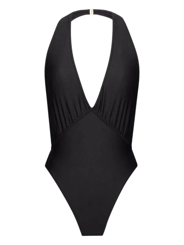 Backless Halter Swimsuit made by Yves Saint Laurent