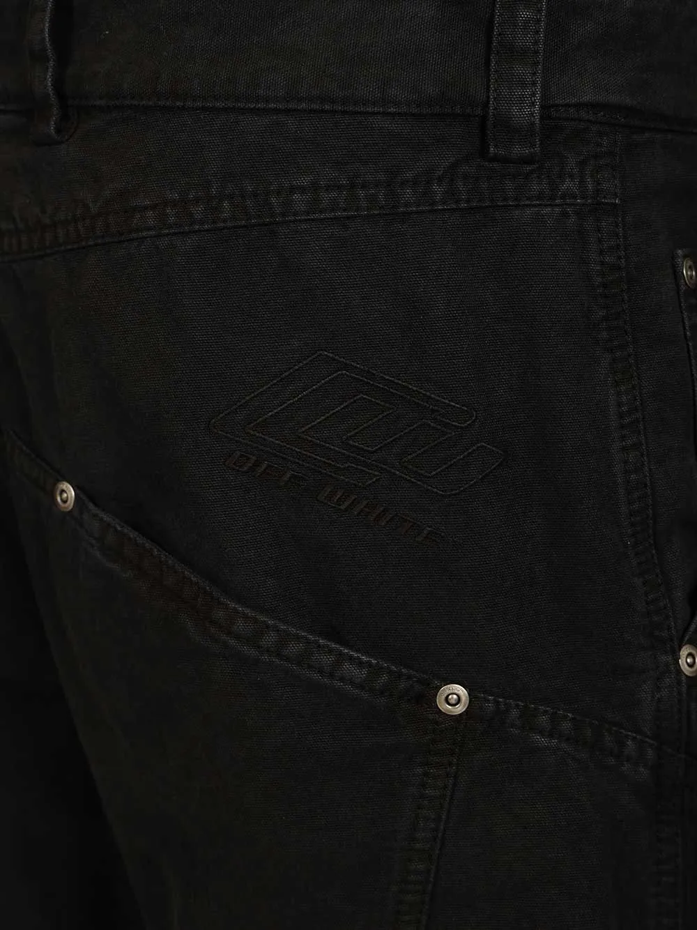 Multipocket Cargo Jeans Trousers Black sold by Wanan Luxury product image thumbnail 5