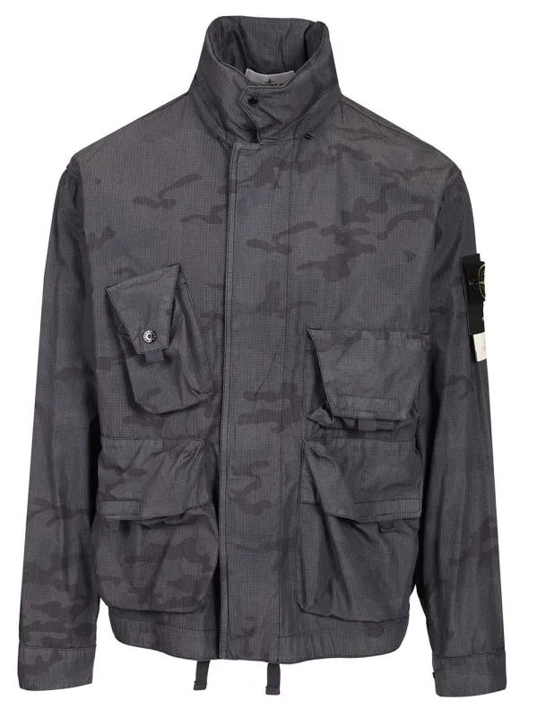 Field Jacket Jackets Blue made by Stone Island