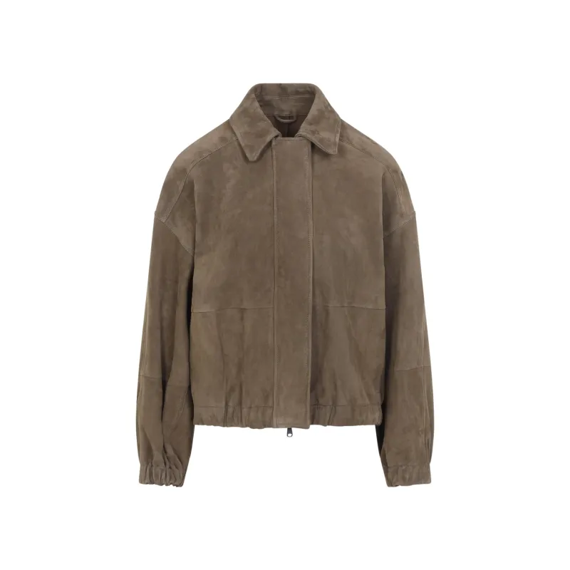 Leather Brown made by Brunello Cucinelli