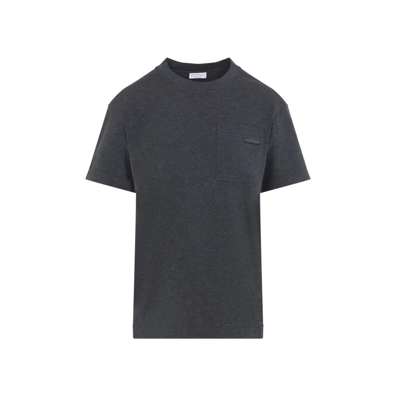 T-Shirts Grey made by Brunello Cucinelli