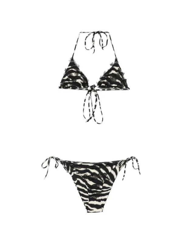 Printed Triangle Bikini Set made by Ermanno Scervino