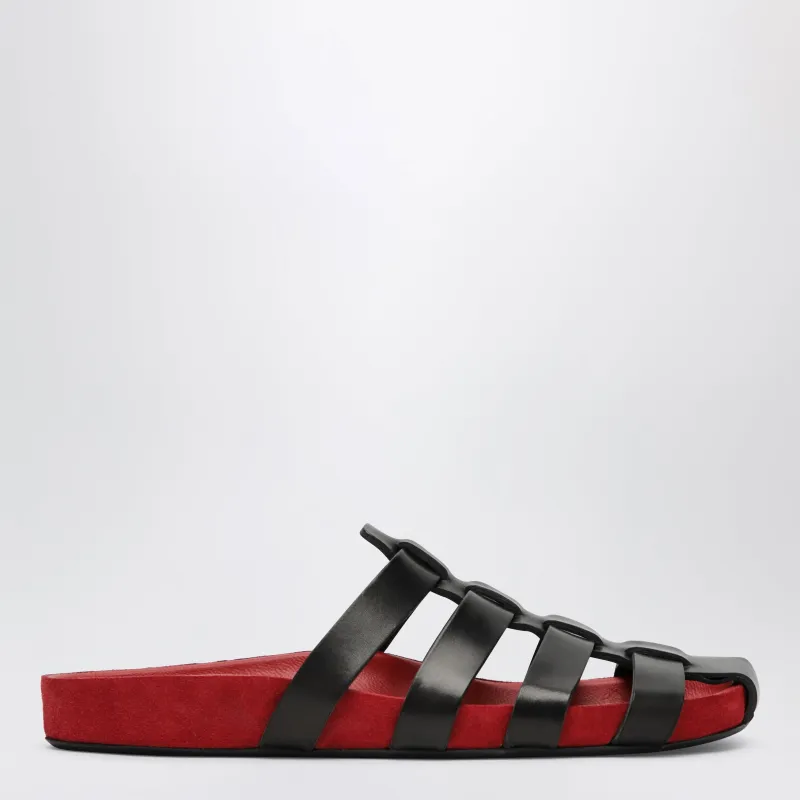 Red Fisherman Sandal made by Jude