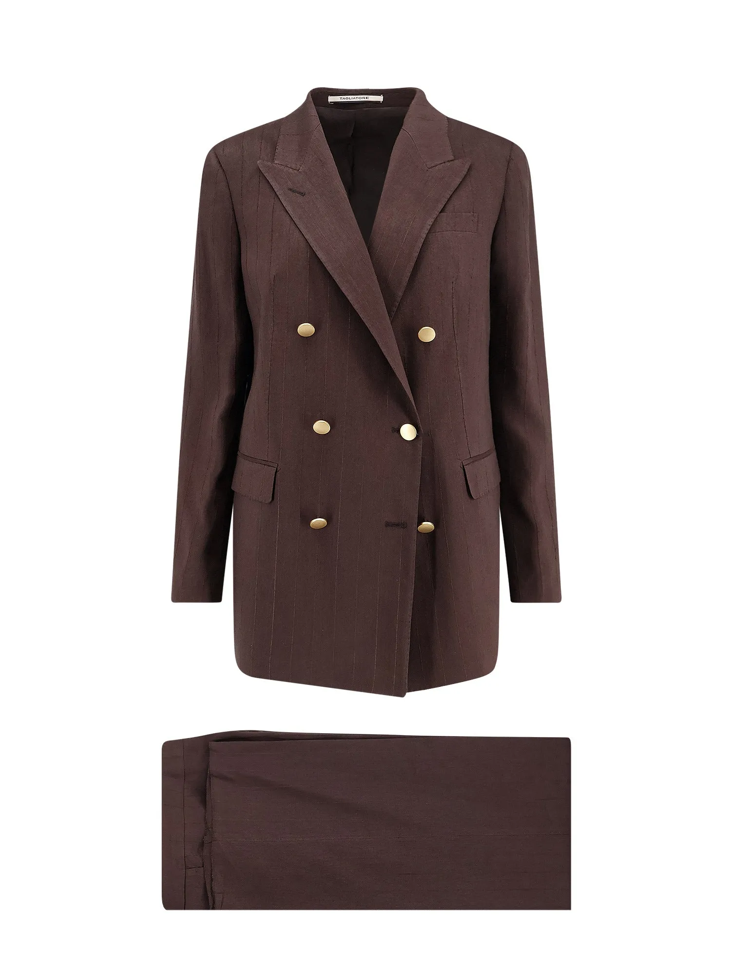 Jasmine Pinstripe Linen And Viscose Suit sold by Wanan Luxury