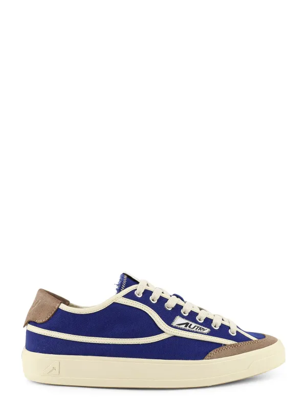 Windscape Canvas Sneakers With Side Logo Label made by Autry