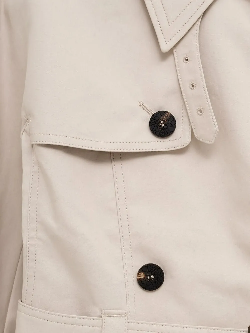 Double-Breasted Trench Coat With Belt sold by Wanan Luxury product image thumbnail 3