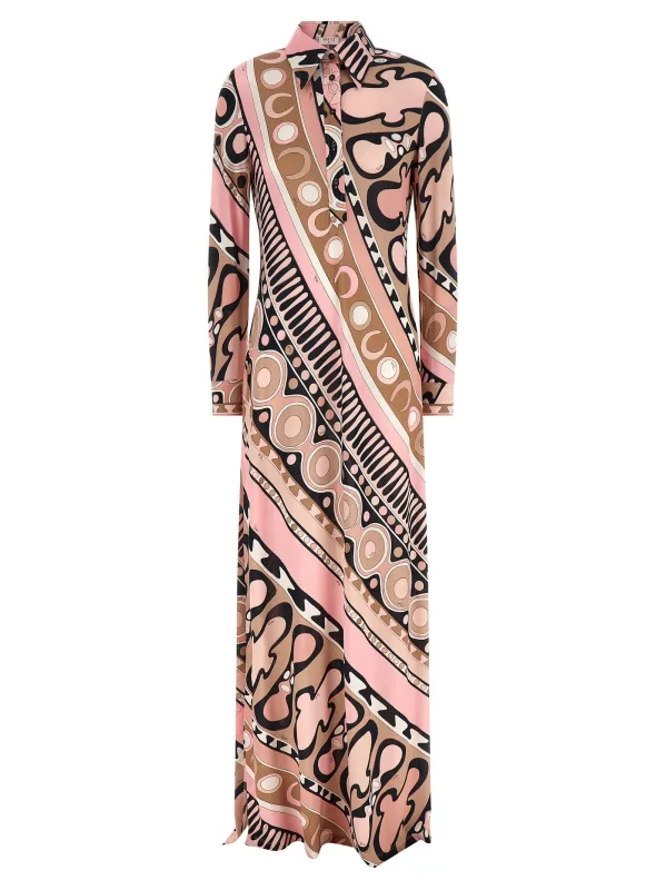 Soleil Dresses Pink made by Emilio Pucci