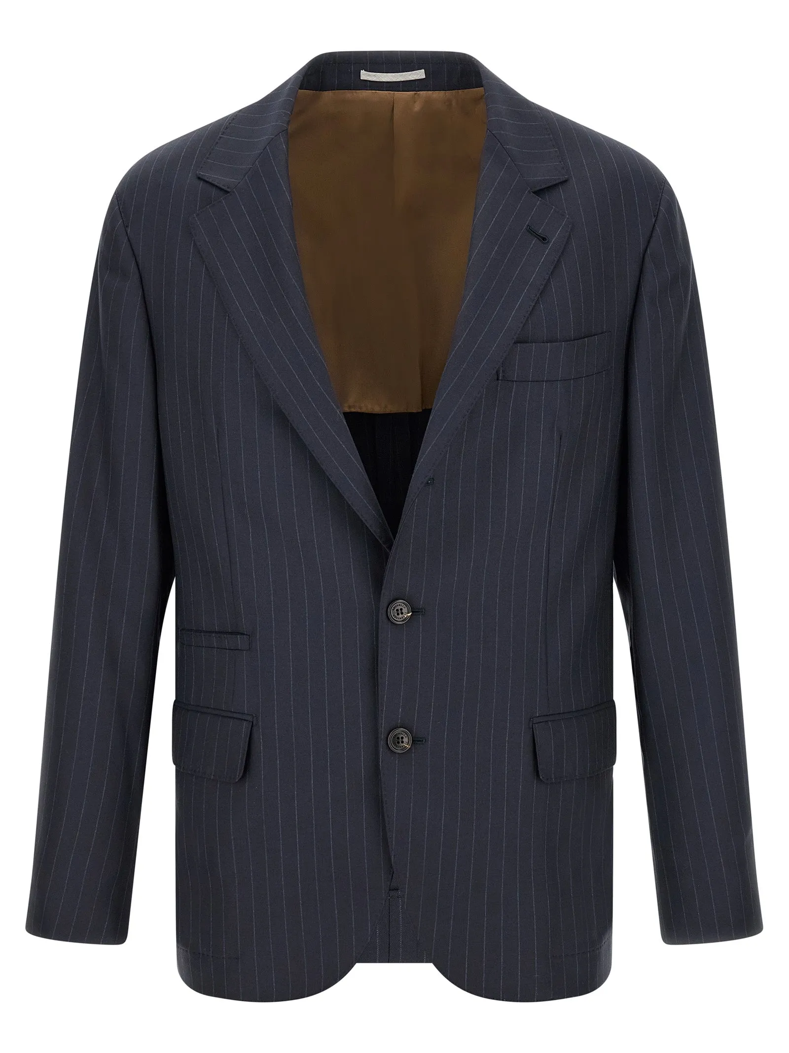 Pinstripe Batavia Blazer Blue sold by Wanan Luxury