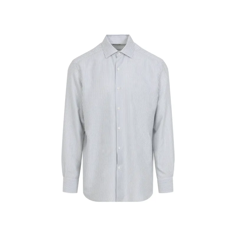 Shirts Blue made by Ermenegildo Zegna