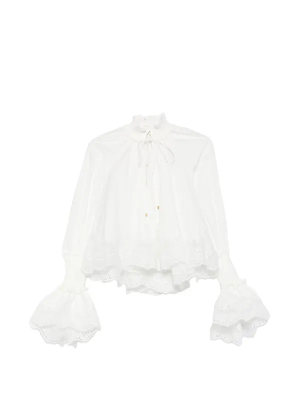 Alchemy Cotton Blouse made by Zimmermann