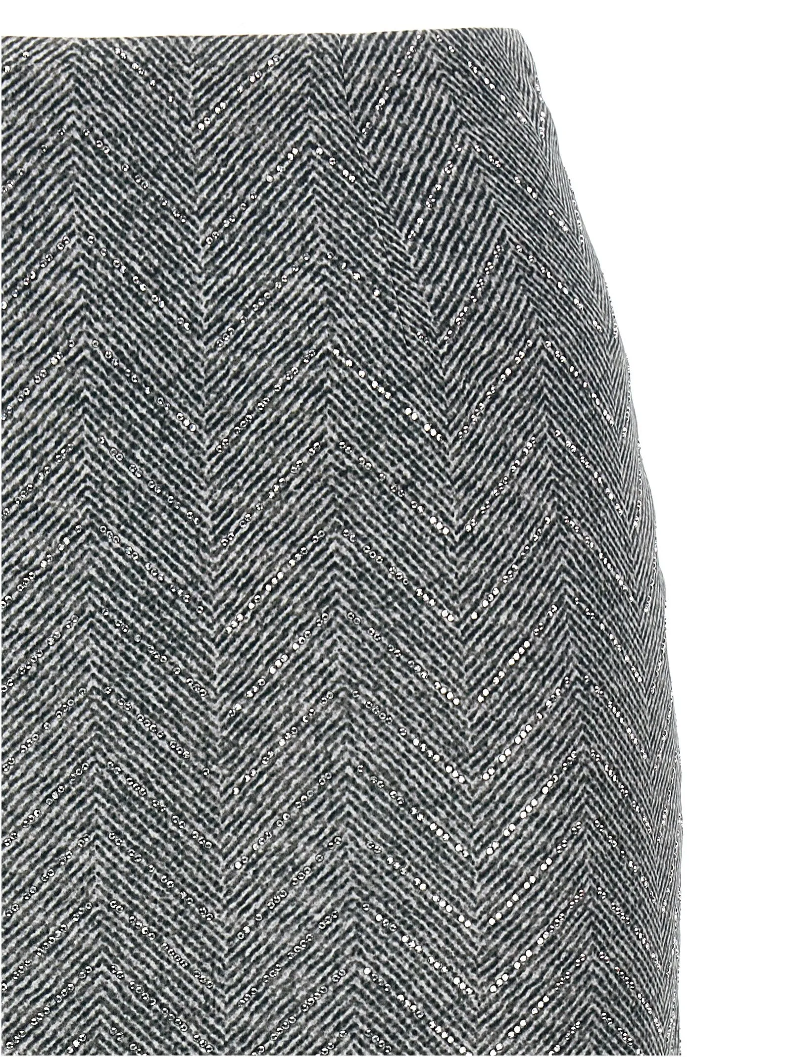 Rhinestone Skirt Skirts Gray sold by Wanan Luxury product image thumbnail 3
