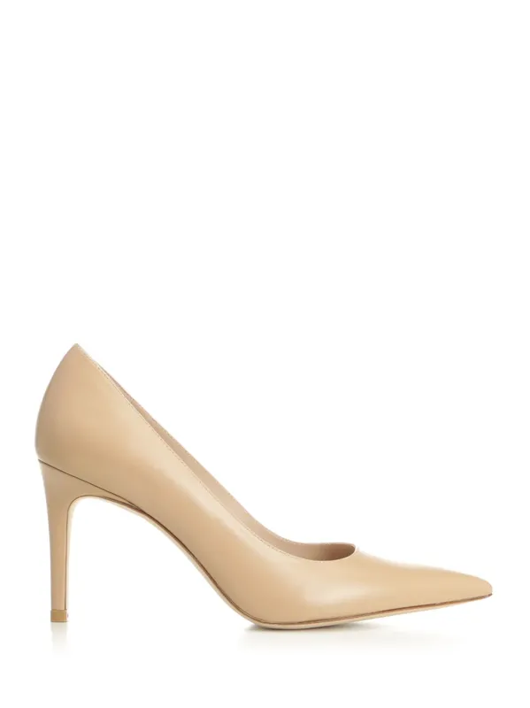 Stuart Power 85 Pumps Beige made by Stuart Weitzman