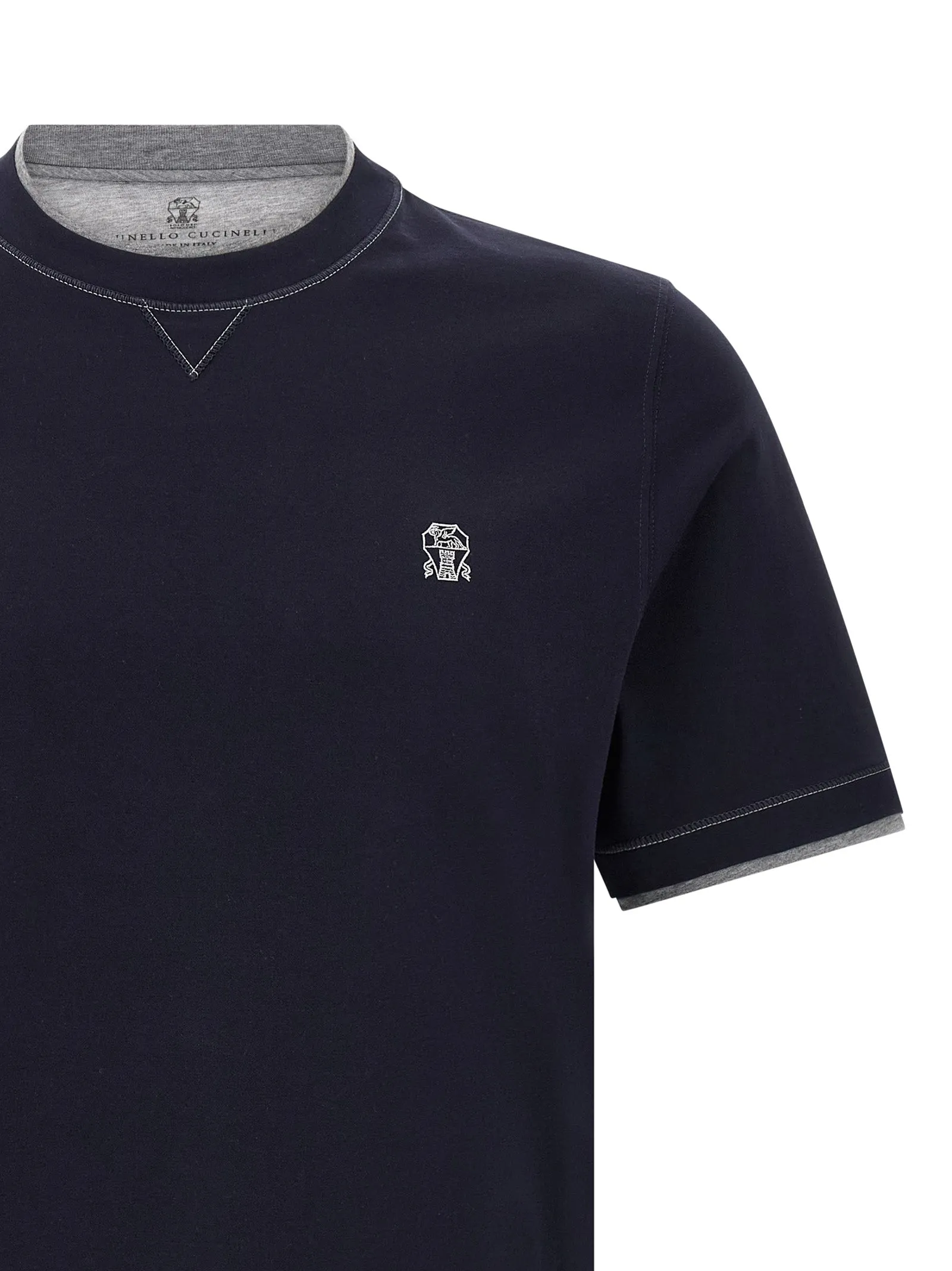 Double Layer T-Shirt Red sold by Wanan Luxury product image thumbnail 3