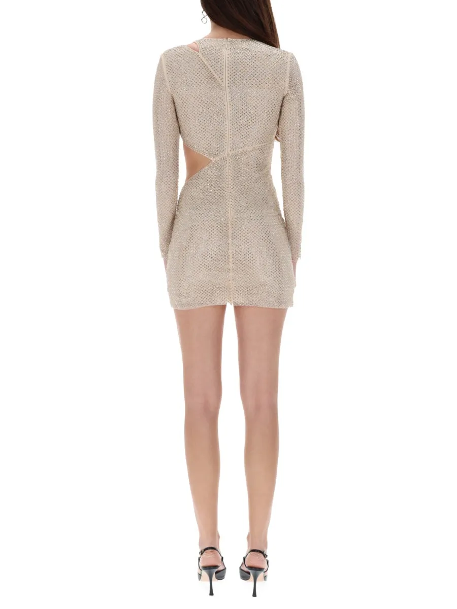 "Rhinestones" Mini Dress sold by Wanan Luxury product image thumbnail 3