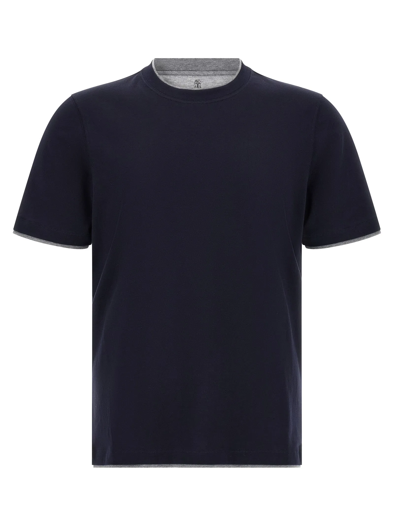 Double Layer T-Shirt Blue sold by Wanan Luxury