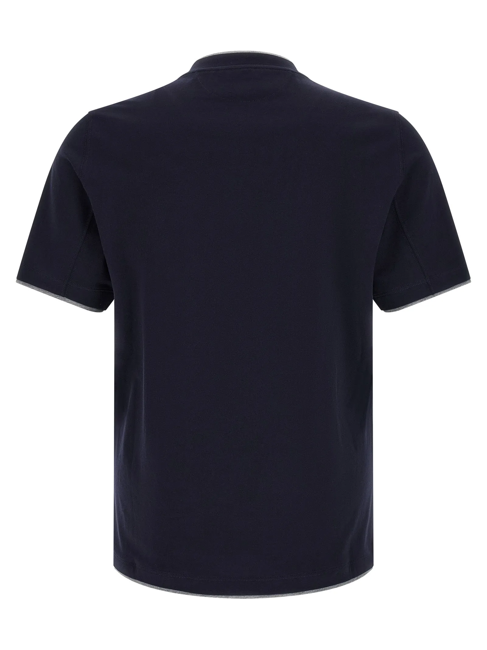 Double Layer T-Shirt Blue sold by Wanan Luxury product image thumbnail 2
