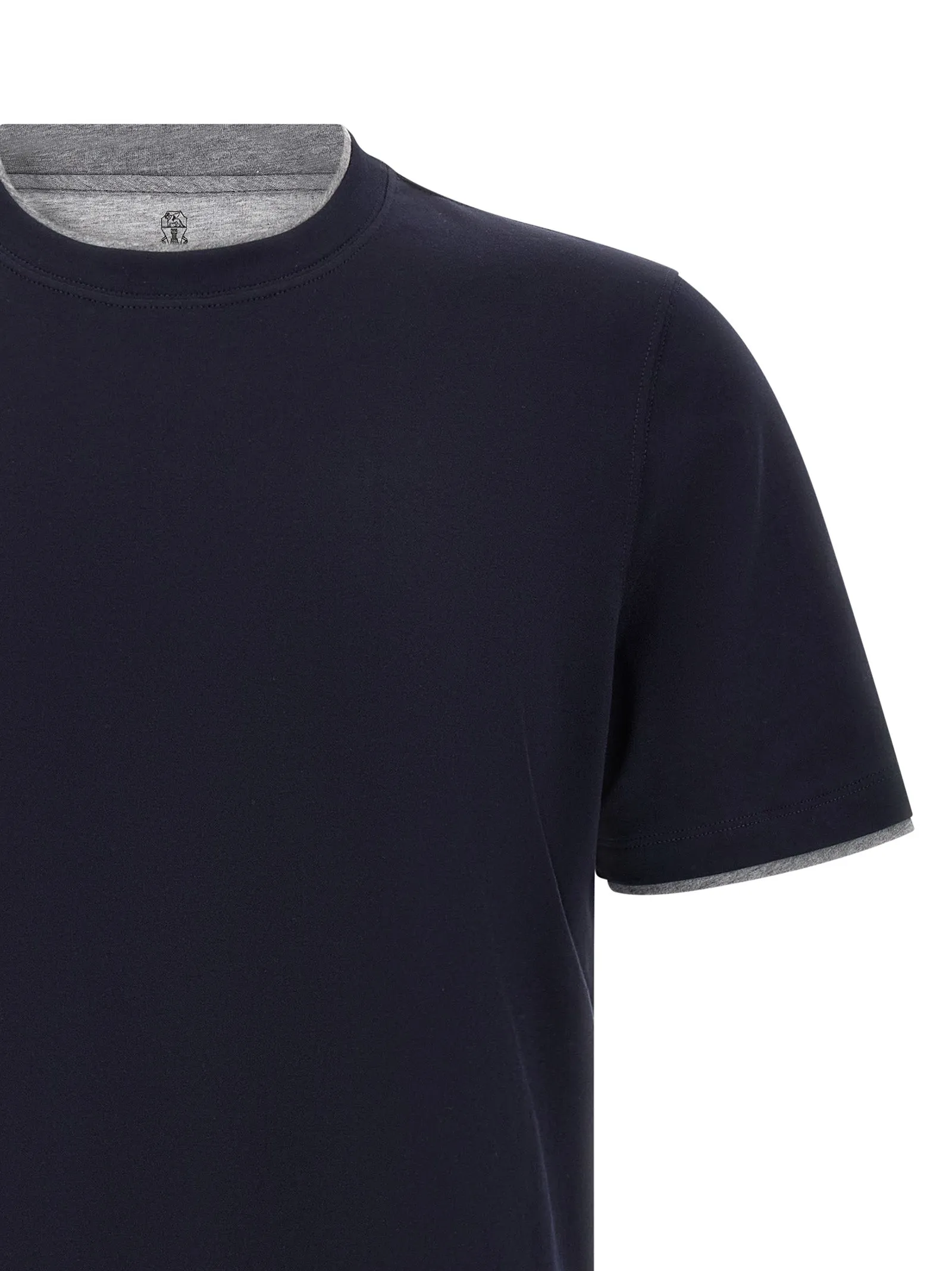 Double Layer T-Shirt Blue sold by Wanan Luxury product image thumbnail 3